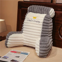 HKM-603091 Cartoon Large Backrest Pillow in Various Solid Colors - Removable & Washable