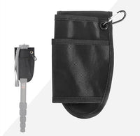HKM-603155 Monopod Waist Bag with Waterproof Nylon, Dual-Layer Storage, and Convenient Hook & Loop Attachment