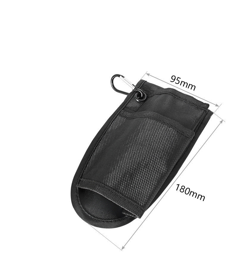 HKM-603155 Monopod Waist Bag with Waterproof Nylon, Dual-Layer Storage, and Convenient Hook & Loop Attachment