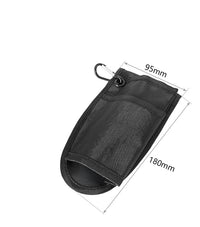 HKM-603155 Monopod Waist Bag with Waterproof Nylon, Dual-Layer Storage, and Convenient Hook & Loop Attachment