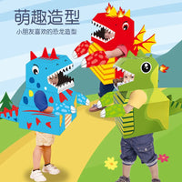 HKM-603283 DIY Wearable Cardboard Dinosaur Costume for Kids - Fun Educational Toy for All Ages