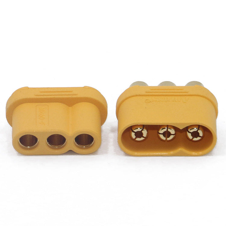 HKM-603475 Three-Core MR60 Male/Female Model Plug Connector with Sheath