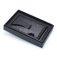 HKM-603539 Carbon Fiber Slim Wallet Business Card Holder in Multiple Color Options