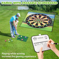 HKM-603539 Creative Indoor Outdoor Golf Practice Chipping Game Mat for Kids Ages 5+