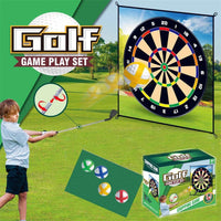 HKM-603539 Creative Indoor Outdoor Golf Practice Chipping Game Mat for Kids Ages 5+