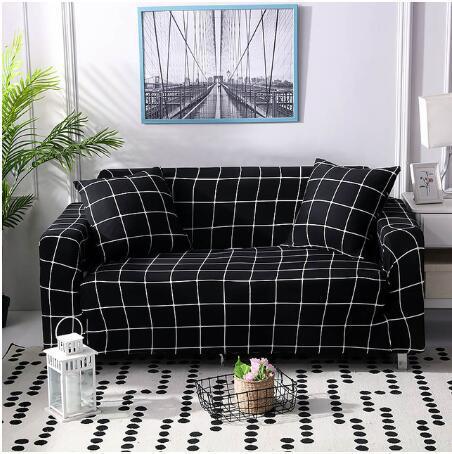 HKM-603667 Elastic Sofa Cover in Multiple Sizes for Easy Furniture Protection and Style