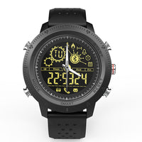 HKM-603795 Bluetooth Smart Electronic Watch with Metal Large Dial, 1.2-Inch Display, Waterproof, Step Counter, and Luminous Features