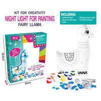 HKM-603859 DIY 3D Puzzle Craft Kits for Kids - Unicorn, Flamingo, and Llama Night Light Painting Set