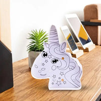 HKM-603859 DIY 3D Puzzle Craft Kits for Kids - Unicorn, Flamingo, and Llama Night Light Painting Set
