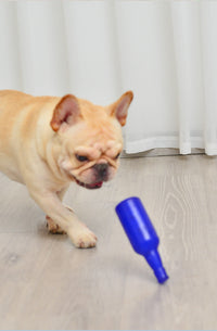 HKM-603923 Bite-Resistant Small Dog Toy with Food Leakage Feature – Wine Bottle Puzzle Design