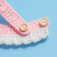 HKM-603987 Pet Cat Dog Collar Bib Woolen Collar Saliva Towel Pet Supplies