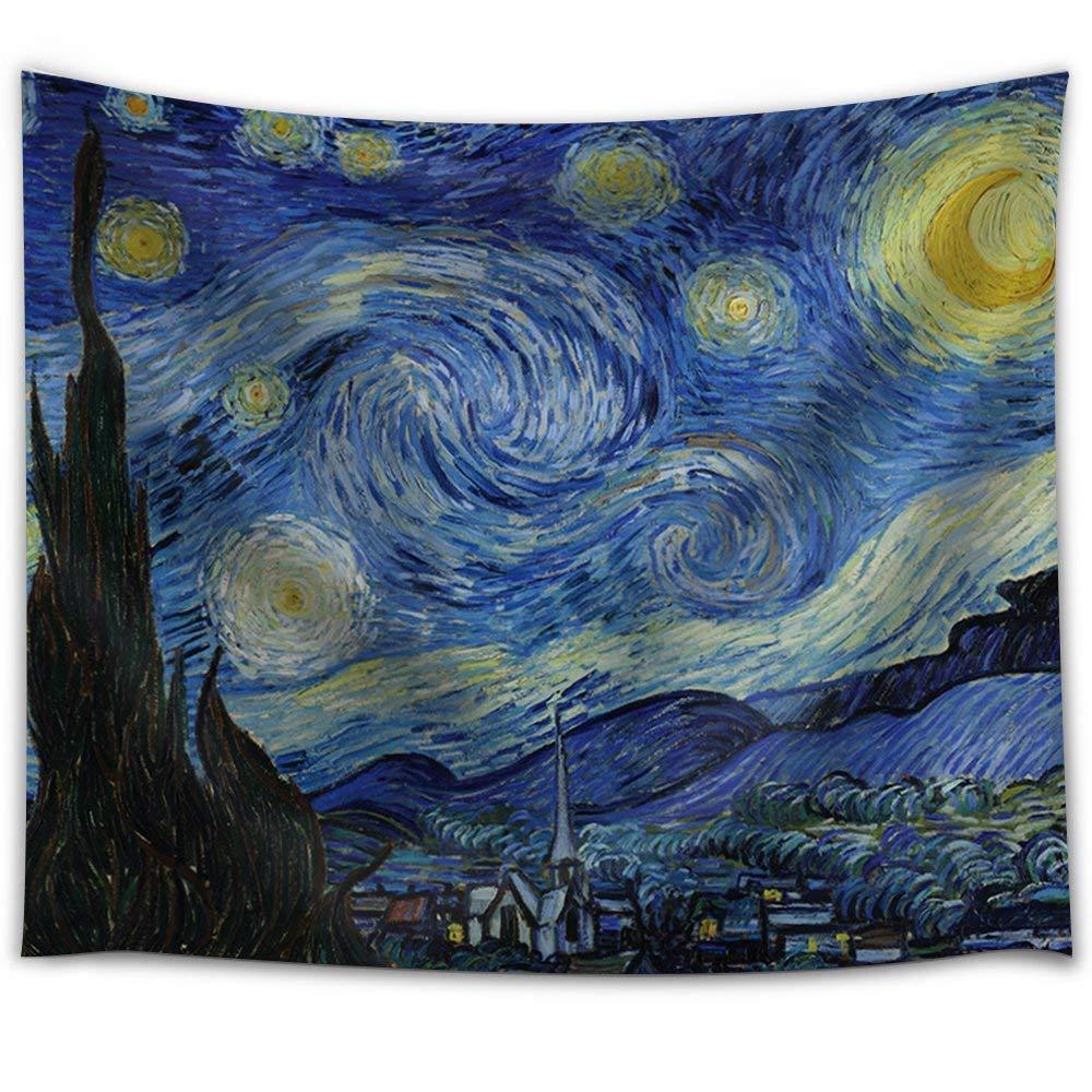 KTX-603987 Vibrant Printed Tapestry Made of 100% Polyester for Home Decor