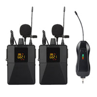 HKM-603987 Wireless Lavalier Microphone Model X3 - Black, Compact and Portable Audio Solution