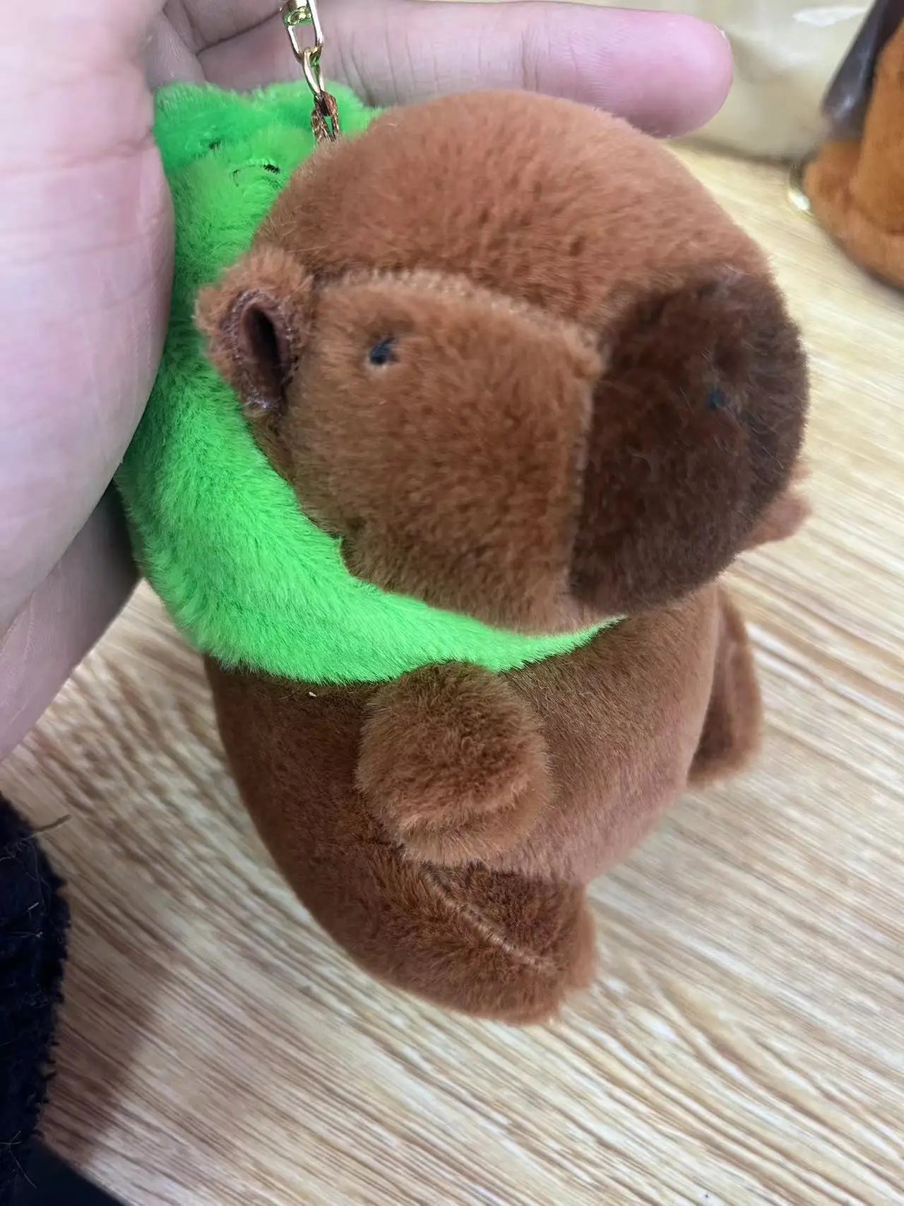 HKM-604115 Kawaii Fluffy Capybara and Tortoise Plush Dolls for Kids' Birthday Gifts and Home Decor