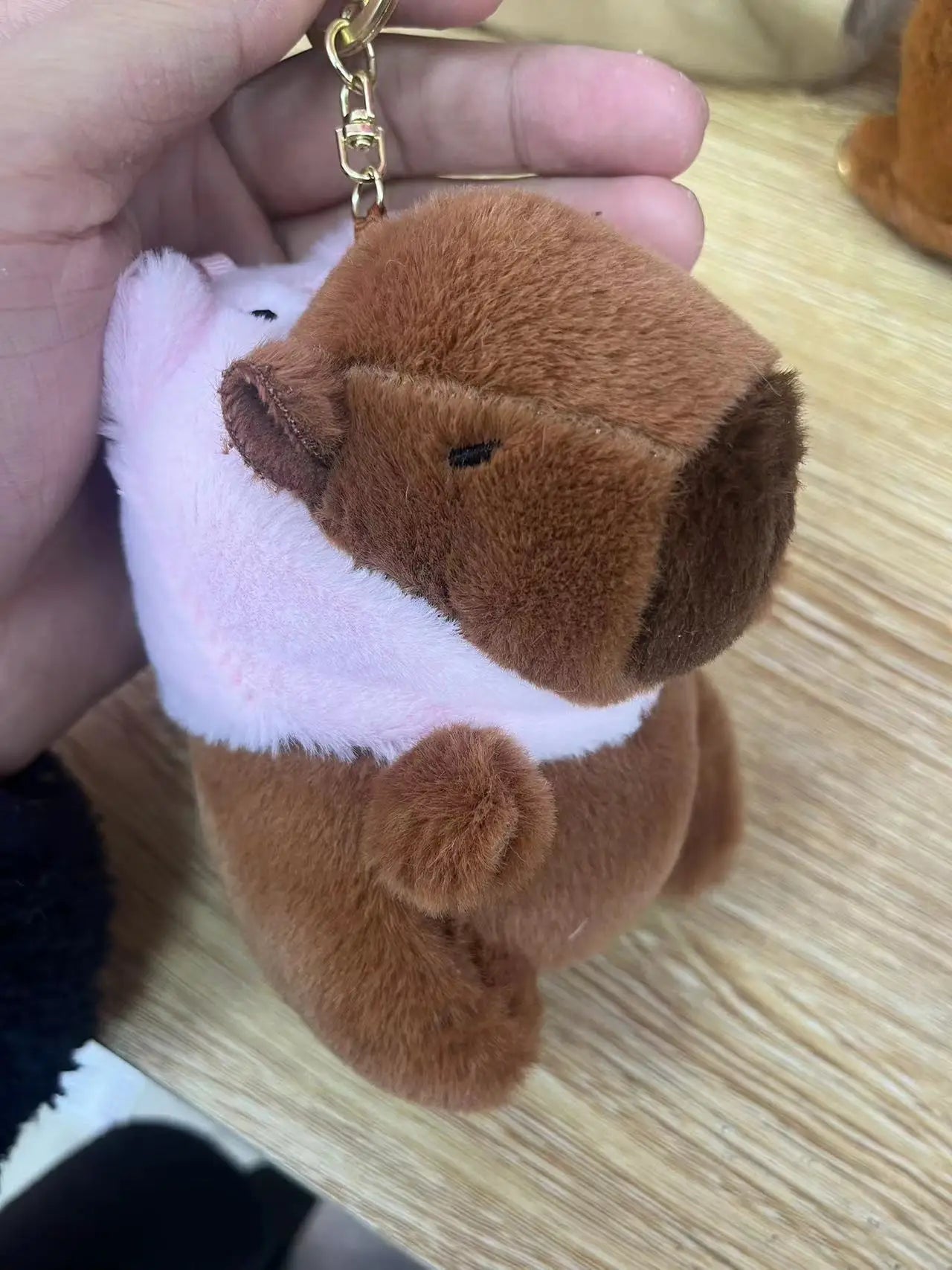 HKM-604115 Kawaii Fluffy Capybara and Tortoise Plush Dolls for Kids' Birthday Gifts and Home Decor