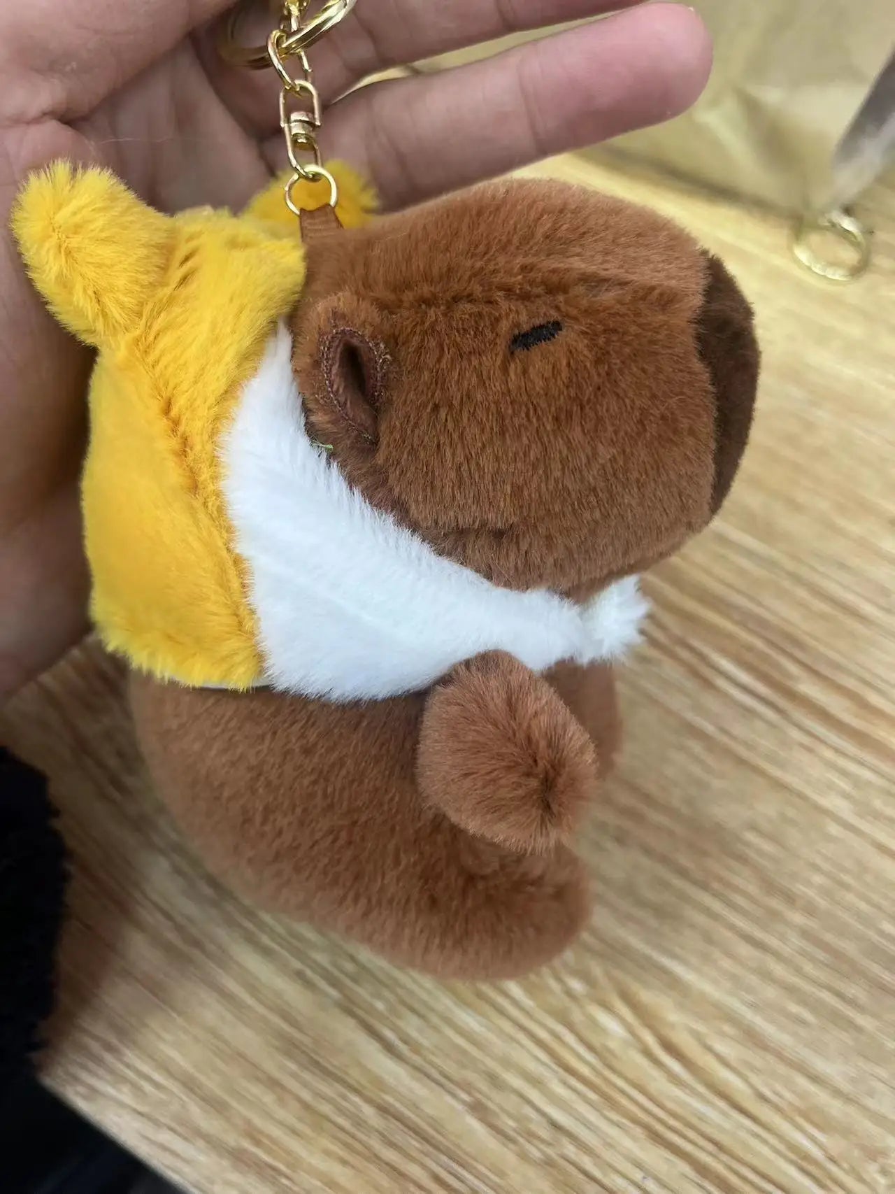 HKM-604115 Kawaii Fluffy Capybara and Tortoise Plush Dolls for Kids' Birthday Gifts and Home Decor