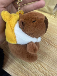 HKM-604115 Kawaii Fluffy Capybara and Tortoise Plush Dolls for Kids' Birthday Gifts and Home Decor