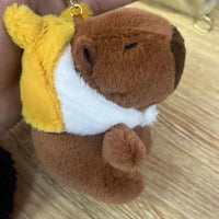 HKM-604115 Kawaii Fluffy Capybara and Tortoise Plush Dolls for Kids' Birthday Gifts and Home Decor