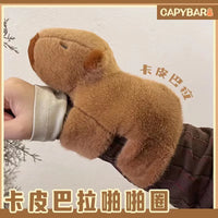 HKM-604115 Kawaii Fluffy Capybara and Tortoise Plush Dolls for Kids' Birthday Gifts and Home Decor