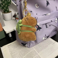 HKM-604115 Kawaii Fluffy Capybara and Tortoise Plush Dolls for Kids' Birthday Gifts and Home Decor