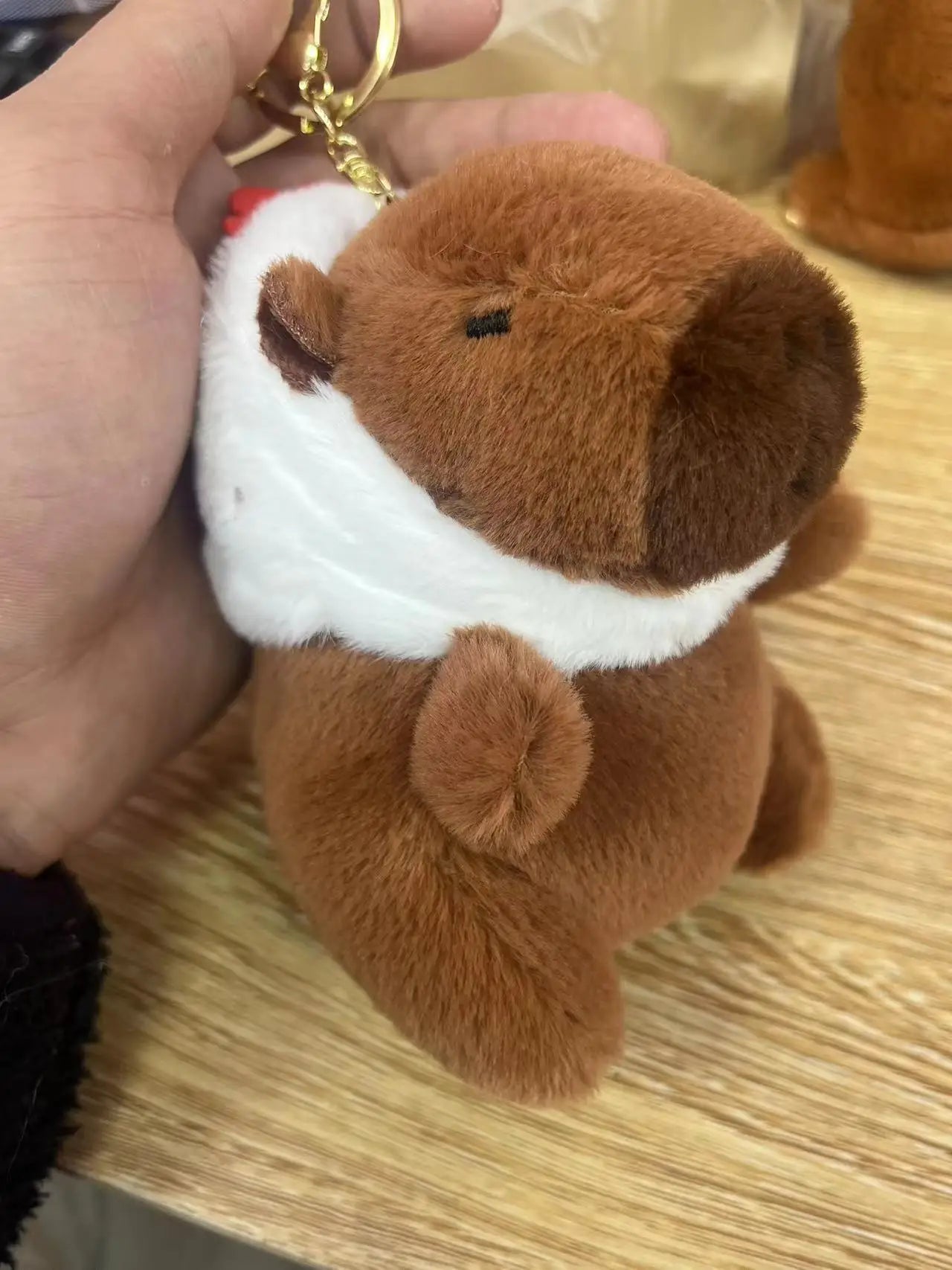 HKM-604115 Kawaii Fluffy Capybara and Tortoise Plush Dolls for Kids' Birthday Gifts and Home Decor