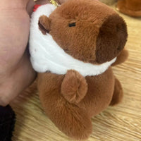 HKM-604115 Kawaii Fluffy Capybara and Tortoise Plush Dolls for Kids' Birthday Gifts and Home Decor