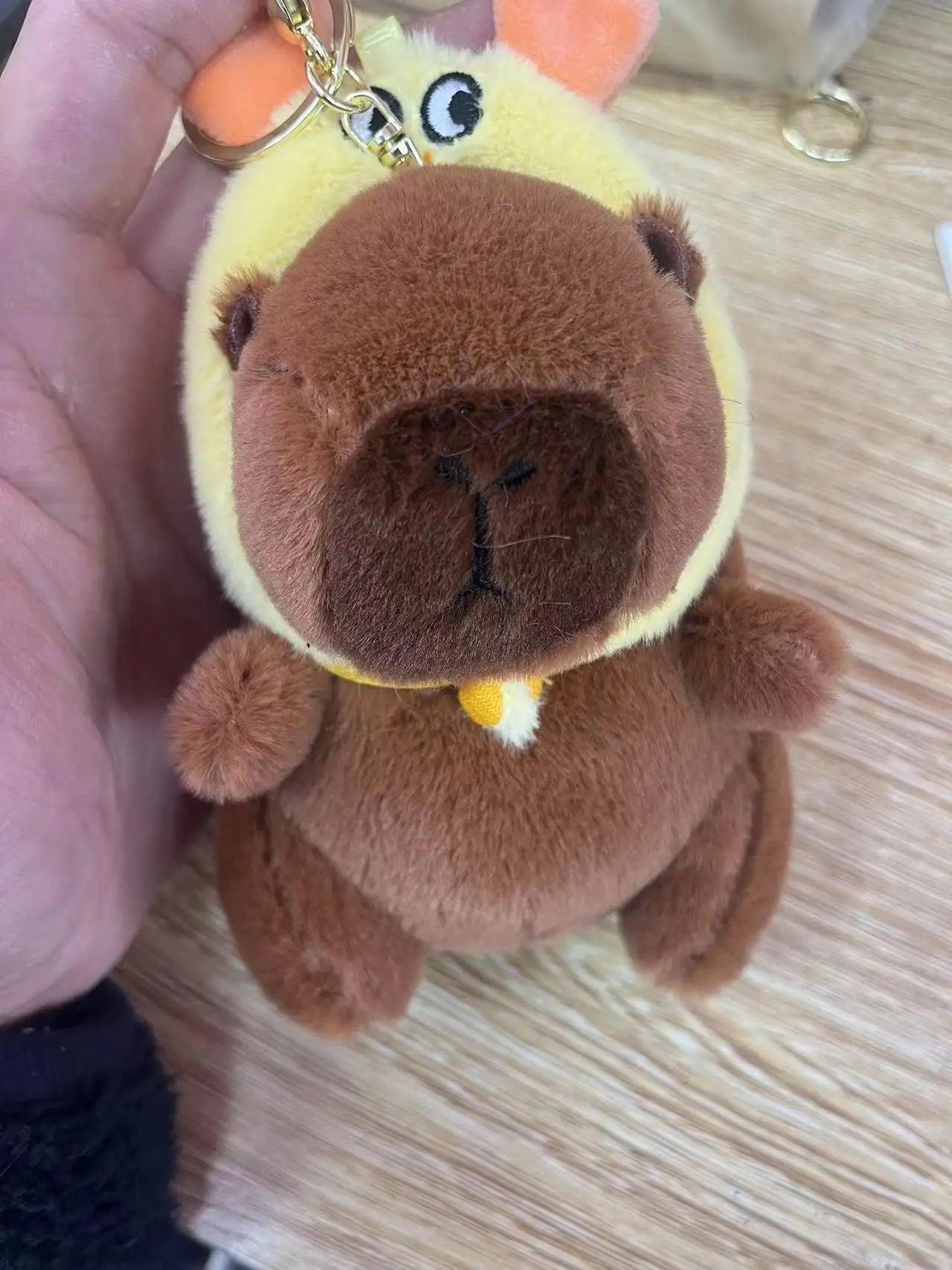 HKM-604115 Kawaii Fluffy Capybara and Tortoise Plush Dolls for Kids' Birthday Gifts and Home Decor
