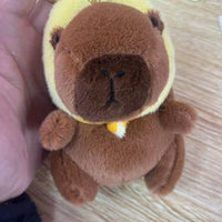HKM-604115 Kawaii Fluffy Capybara and Tortoise Plush Dolls for Kids' Birthday Gifts and Home Decor