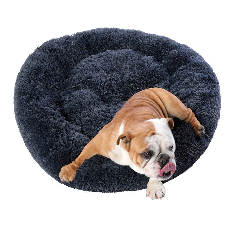 HKM-604563 Round Cloth Cat Litter Pad in Various Sizes, Blue