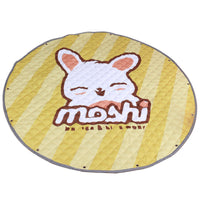 HKM-604819 Thickened Non-Slip Toy Storage Mat - Cotton Blend, Various Fun Designs, 1.45m Round