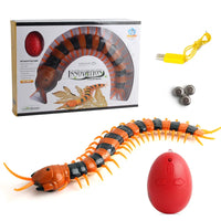 HKM-605011 Remote Control Infrared Centipede Toy for Kids - Electric Crawling Scolopendra Model