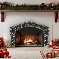 HKM-605395 LED Christmas Garland - 20m Versatile Decoration in Blue, Gold, Pink, Red, and Black