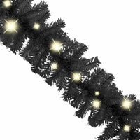 HKM-605395 LED Christmas Garland - 20m Versatile Decoration in Blue, Gold, Pink, Red, and Black