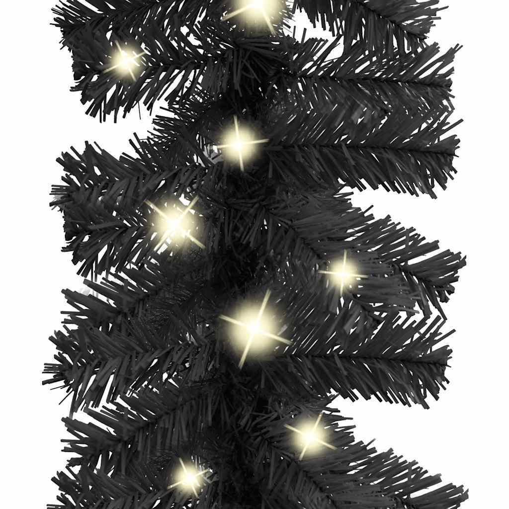 HKM-605395 LED Christmas Garland - 20m Versatile Decoration in Blue, Gold, Pink, Red, and Black