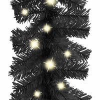 HKM-605395 LED Christmas Garland - 20m Versatile Decoration in Blue, Gold, Pink, Red, and Black