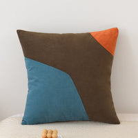 HKM-605395 Nordic Solid Color Geometric Stitching Washable Pillow Cover and Cushion