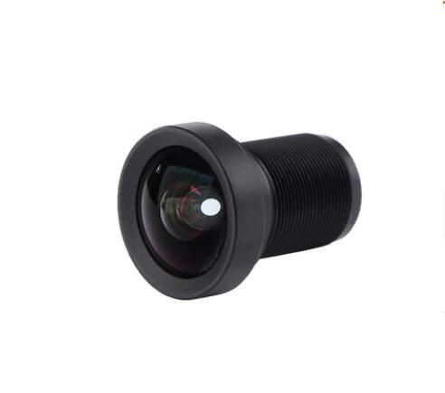 HKM-605459 Low Distortion Action Camera Lens with Fixed Focus and Wide Angle, Model CA1112A, Black