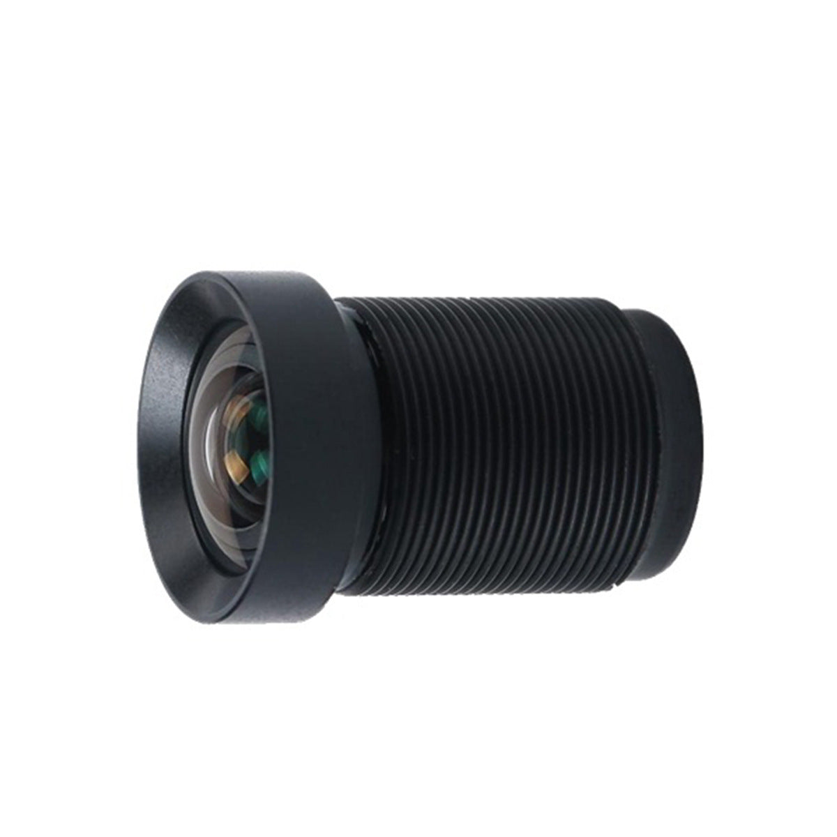 HKM-605459 Low Distortion Action Camera Lens with Fixed Focus and Wide Angle, Model CA1112A, Black