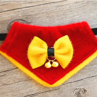 HKM-605587 Festive Triangle Scarf for Pets with Various Christmas Designs and Sizes
