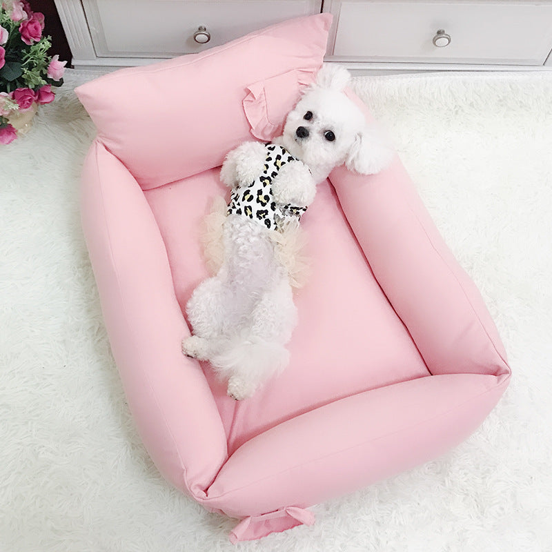 HKM-605715 Removable & Washable Four-Season Soft Pet Nest for Dogs and Cats