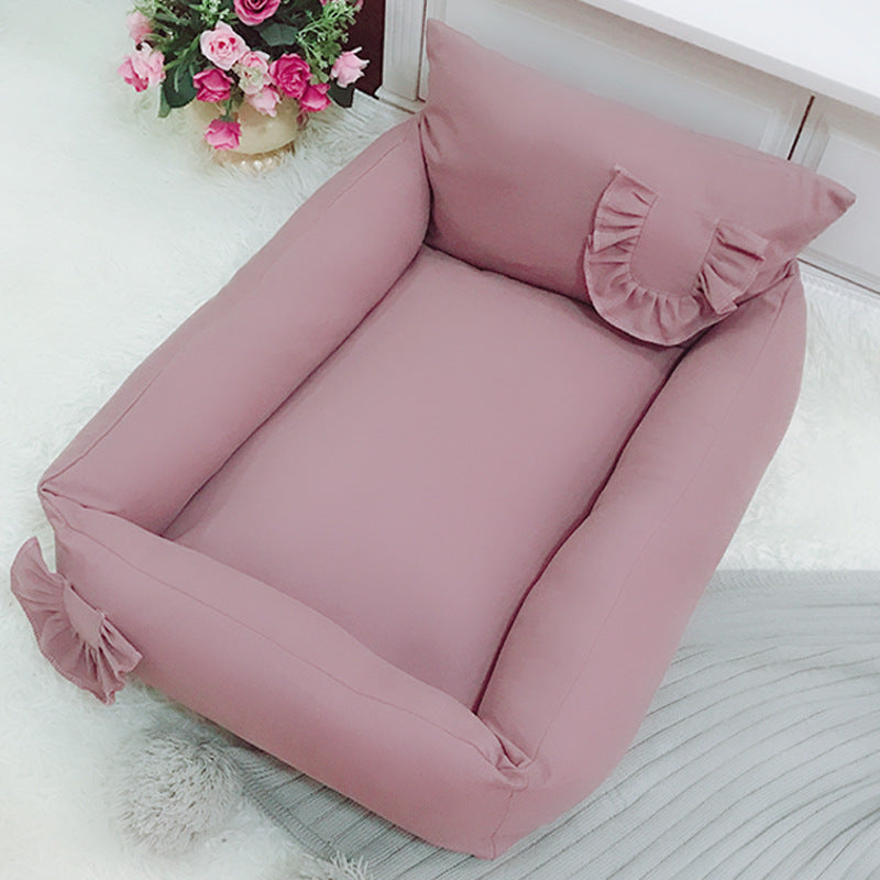HKM-605715 Removable & Washable Four-Season Soft Pet Nest for Dogs and Cats