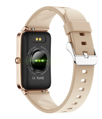 HKM-606099 Smart Bracelet with Heart Rate Monitor, Blood Pressure Tracking, Bluetooth Notifications, and Pedometer Feature