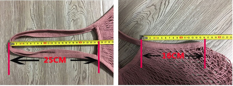 HKM-606419 Portable Pure Cotton Shopping Net Bag - Durable, Foldable & Washable for Supermarket & Home Use