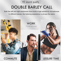 HKM-606483 Bluetooth 5.0 Wireless Headset with Long Battery Life and Noise Reduction