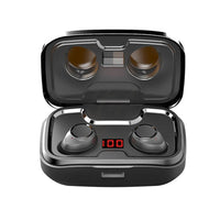 HKM-606483 Bluetooth 5.0 Wireless Headset with Long Battery Life and Noise Reduction