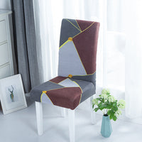 HKM-606483 Elastic Anti-Fouling Chair Cushion for Hotel and Home Use - Modern Polyester Cover