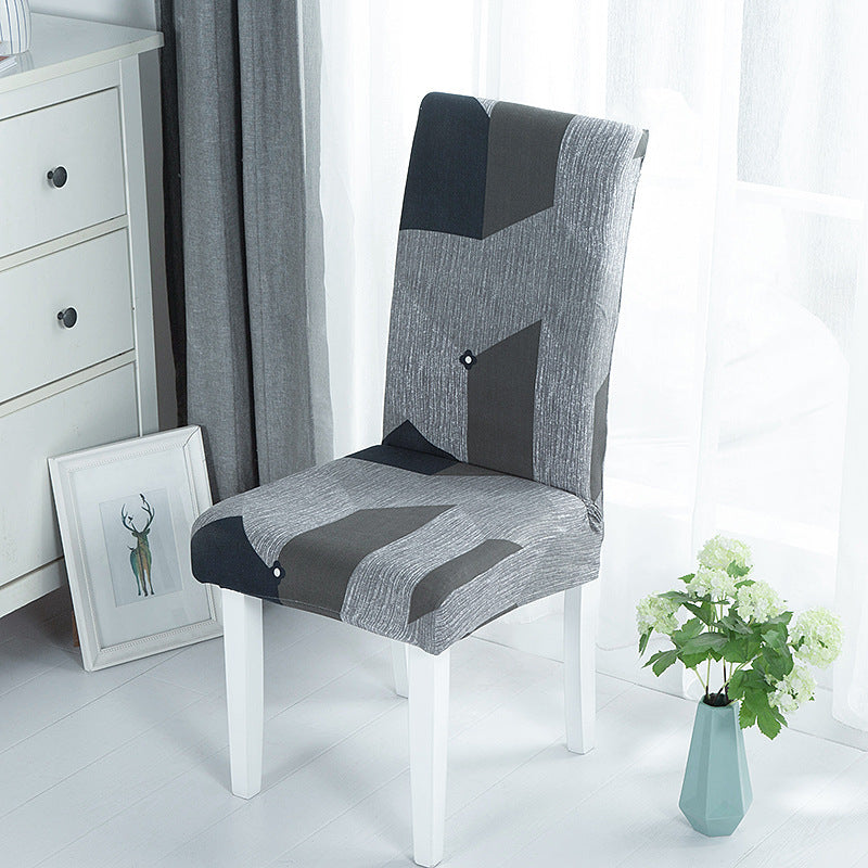 HKM-606483 Elastic Anti-Fouling Chair Cushion for Hotel and Home Use - Modern Polyester Cover