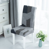 HKM-606483 Elastic Anti-Fouling Chair Cushion for Hotel and Home Use - Modern Polyester Cover