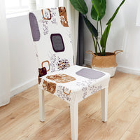 HKM-606483 Elastic Anti-Fouling Chair Cushion for Hotel and Home Use - Modern Polyester Cover
