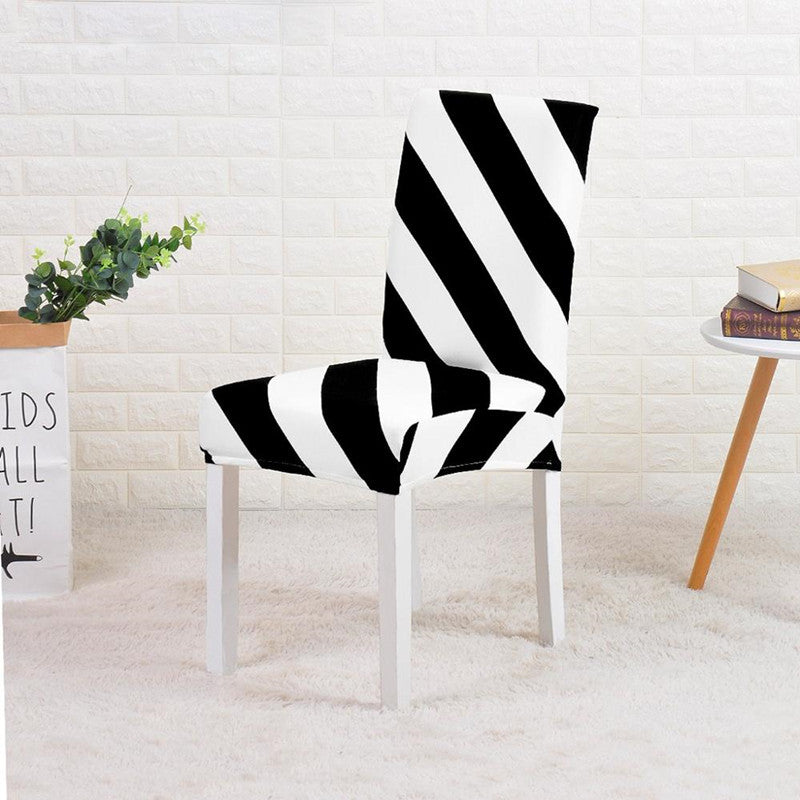 HKM-606483 Elastic Anti-Fouling Chair Cushion for Hotel and Home Use - Modern Polyester Cover